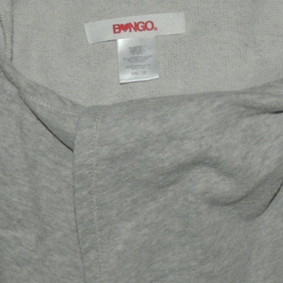 Bongo - Open Ripple Design Sweatshirt Cardigan with Stud Accents - Picture 7 of 7